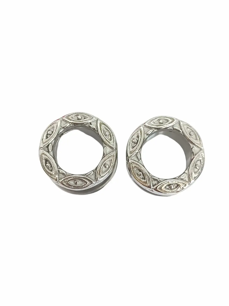 Aros Expansores Oreja Figura Tribal 10 mm y 12mm Acero Tunel Plug 1