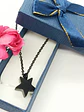 Cadena Colgante Urna Cremacion Estrella Plateada o negra  hipoalergénico con set para verter las cenizas - Miniatura 7