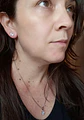 Set Conjunto Cadena Veneciana Aro Punto De Luz Plata Sublime - Miniatura 9