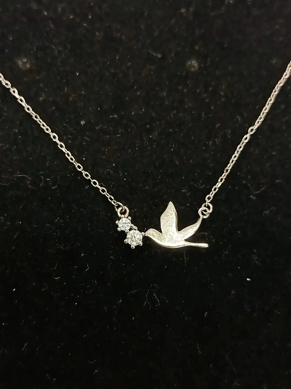 Set Conjunto Cadena Paloma Paz Aros Punto De Luz Plata 925 2