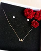 Set Conjunto Cadena Paloma Paz Aros Punto De Luz Plata 925 - Miniatura 13