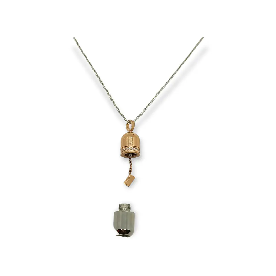 Collar Te Amo En 100 Idiomas Colgante Cadena acero inoxidable antialergico 3
