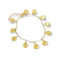 Tobilleras Monedas Pulseras Tobillo Ajustable Bohemia enchapada en oro 18k - Miniatura 1