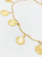 Tobilleras Monedas Pulseras Tobillo Ajustable Bohemia enchapada en oro 18k - Miniatura 7