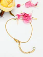 Tobilleras Pulseras Ajustables Minimalista Acero bañado en Oro - Miniatura 8