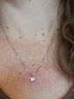 Set Conjunto argollas estilo pave cadena con Zirconia 6mm Plata 925 - Miniatura 5