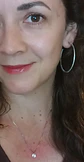 Set Conjunto argollas estilo pave cadena con Zirconia 6mm Plata 925 - Miniatura 7