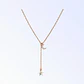 Colgante Cadena Plata con baño de oro rosa Estrella Tornasol - Miniatura 1