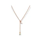 Colgante Cadena Plata con baño de oro rosa Estrella Tornasol - Miniatura 3