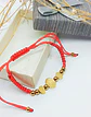Pulsera Ajustable Medalla Virgen Guadalupe Chapado Oro Amor - Miniatura 4