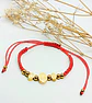 Pulsera Ajustable Medalla Virgen Guadalupe Chapado Oro Amor - Miniatura 6