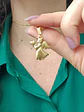 Colgante Angel Guardian Chapado En Oro Corazon Proteccion - Miniatura 3