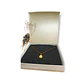 Colgante Collar Medalla San Benito Nacar Chapado Oro - Miniatura 2