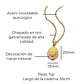 Colgante Collar Medalla San Benito Nacar Chapado Oro - Miniatura 10