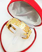 Pulsera Ajustable Medalla San Benito Chapado En Oro Religion - Miniatura 2