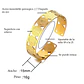 Pulsera Ajustable Medalla San Benito Chapado En Oro Religion - Miniatura 4