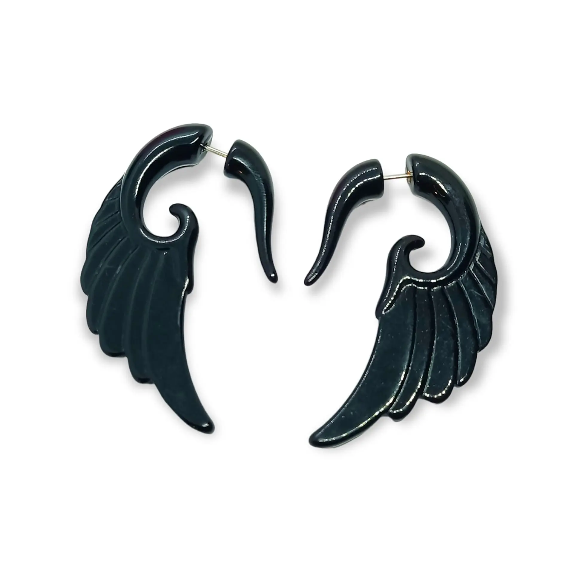 Aros Tribales expansor Alas largas fake Piercing  1