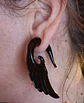Aros Tribales expansor Alas largas fake Piercing  - Miniatura 7