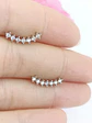 Aros piercing trepadores tapa de seguridad zirconia helix - Miniatura 3