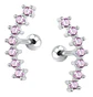 Aros piercing trepadores tapa de seguridad zirconia helix - Miniatura 9