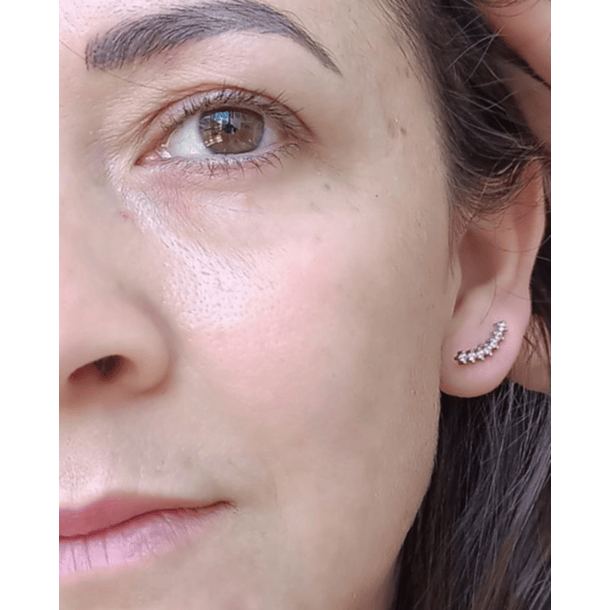 Aros piercing trepadores tapa de seguridad zirconia helix 10