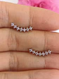 Aros piercing trepadores tapa de seguridad zirconia helix - Miniatura 13