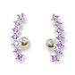 Aros piercing trepadores tapa de seguridad zirconia helix - Miniatura 22