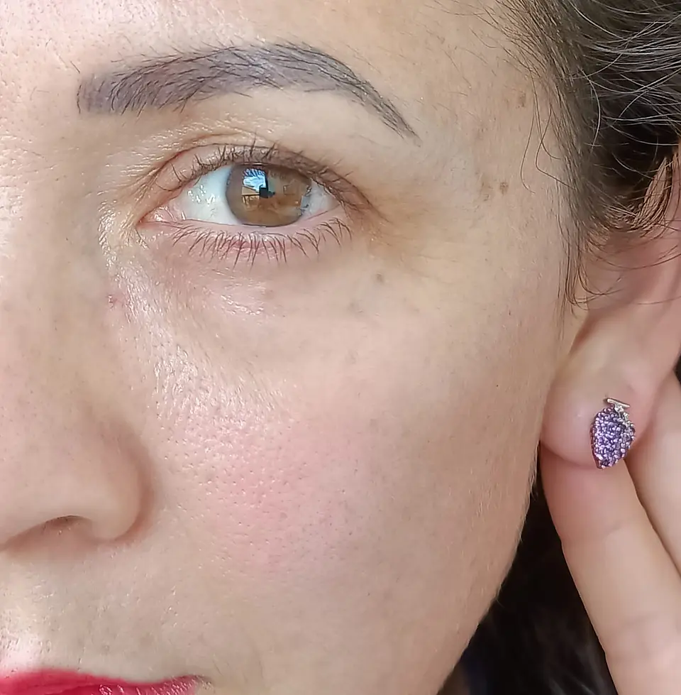 Pendientes Amatista Natural Uvas Plata ley 925 4