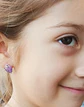 Pendientes Amatista Natural Uvas Plata ley 925 - Miniatura 3