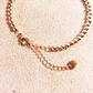 Pulsera Esfera 3mm Brazalete ajustable enchapado en oro rosa unisex - Miniatura 10