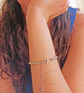 Pulsera Esfera 3mm Brazalete ajustable plateada unisex hipoalergenico - Miniatura 12