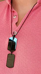 Colgante doble etiqueta estilo militar cupimatch unisex - Miniatura 4