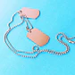 Colgante doble etiqueta estilo militar cupimatch unisex - Miniatura 8