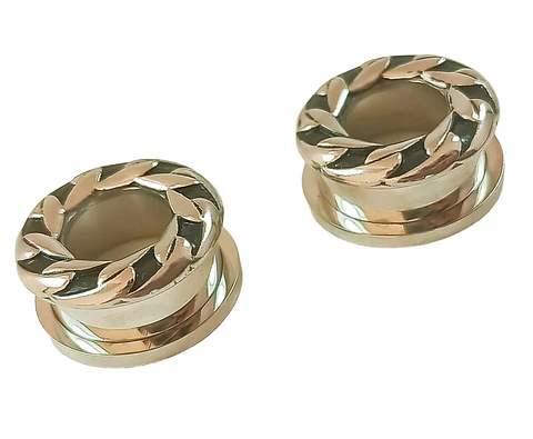 Aros Expansores Oreja Estiradores 18mm Acero Tunel Plug Punk