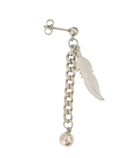 Aro Largo Kpop Pluma Cadena Eslabón Cosplay Punk Drop Unidad