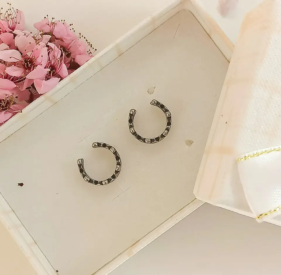 Aro Piercing Oreja Corona Earcuff Sin Perforacion Punk Moda 4