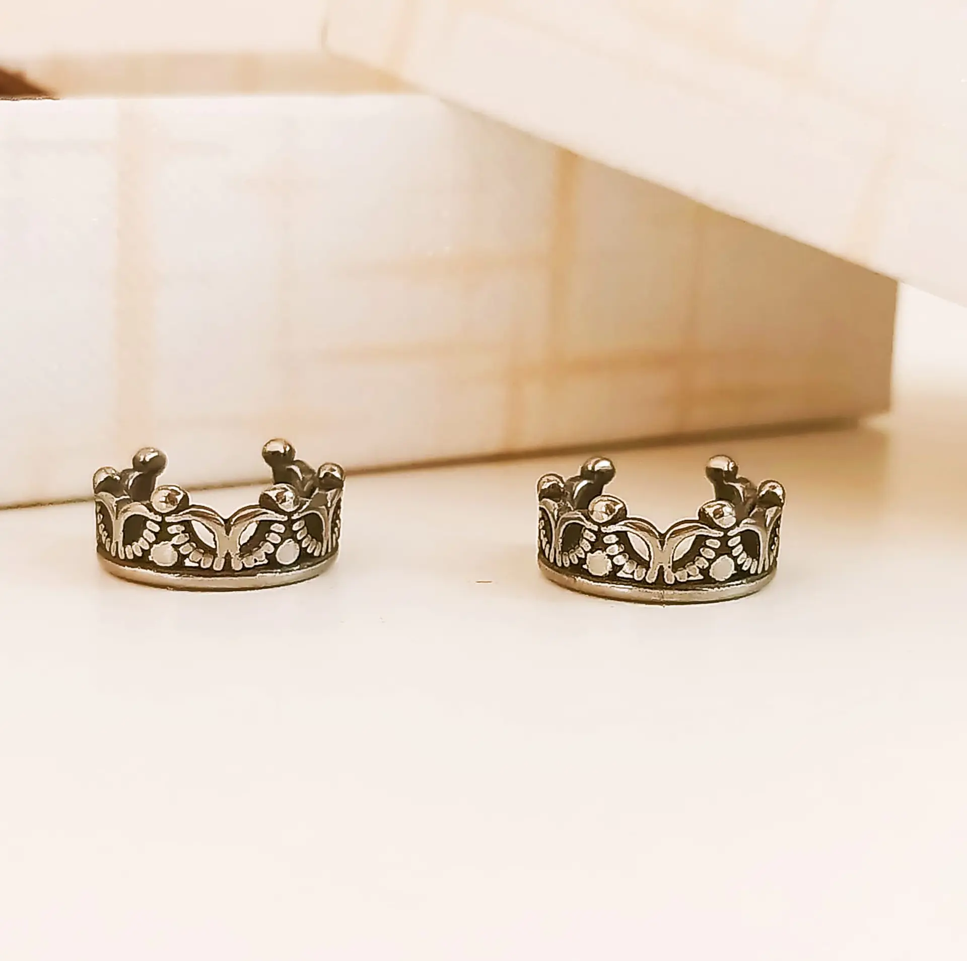 Aro Piercing Oreja Corona Earcuff Sin Perforacion Punk Moda 8