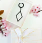 Aro Largo Kpop Rombo Cosplay Punk Negro Doble Uso Unidad - Miniatura 3
