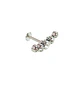 Piercing Oreja Tragus Conch Labret Modelo Luna menguante Hipoalergenico Unidad - Miniatura 3