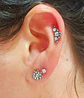 Piercing Oreja flat Labret Modelo Isósceles Hipoalergenico Unidad - Miniatura 2