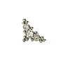 Piercing Oreja flat Labret Modelo Isósceles Hipoalergenico Unidad - Miniatura 1