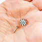 Piercing Oreja Tragus Conch Labret Modelo Flor Hipoalergenico Unidad - Miniatura 6