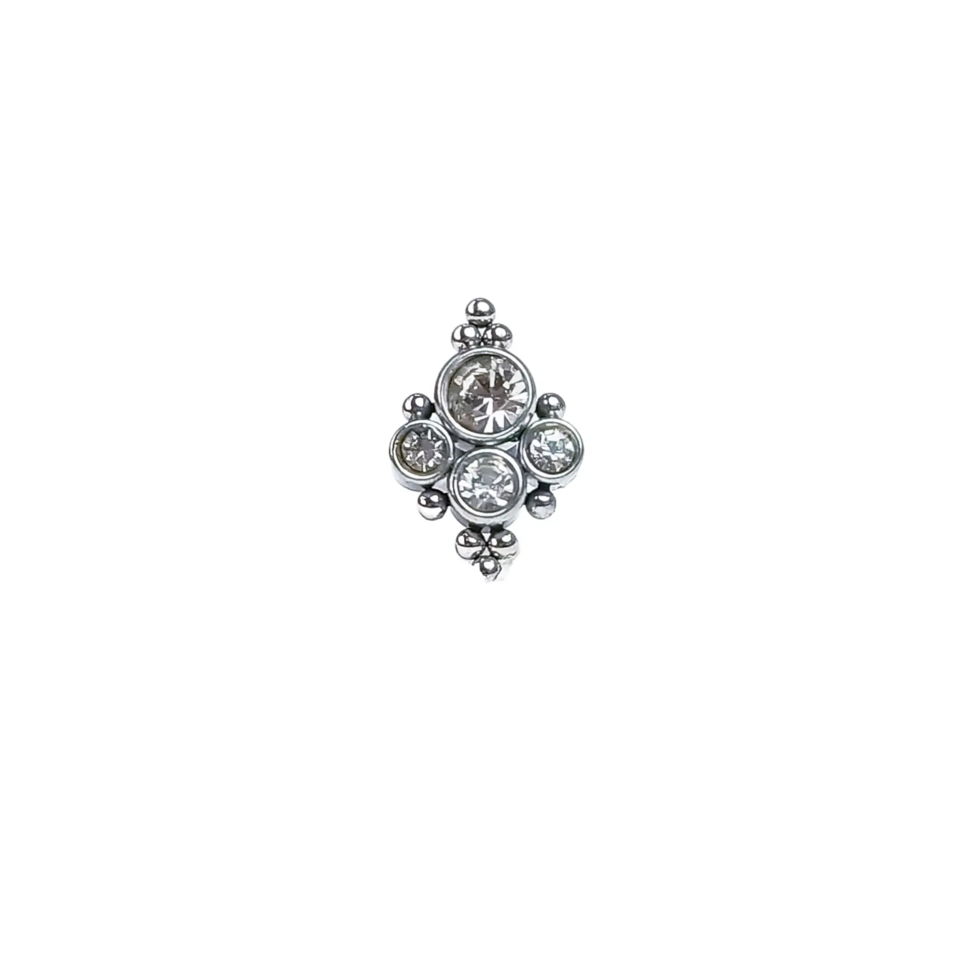 Piercing Oreja Tragus Conch Labret Modelo Stella Hipoalergenico Unidad 1