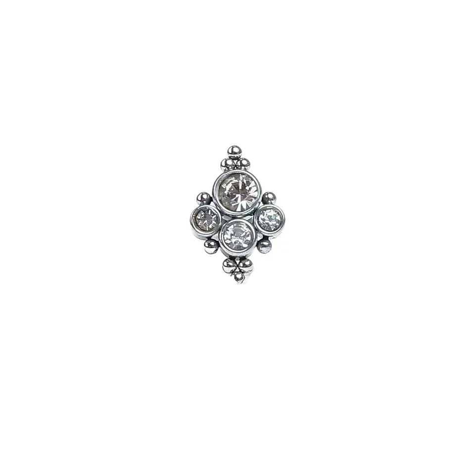 Piercing Oreja Tragus Conch Labret Modelo Stella Hipoalergenico Unidad 1