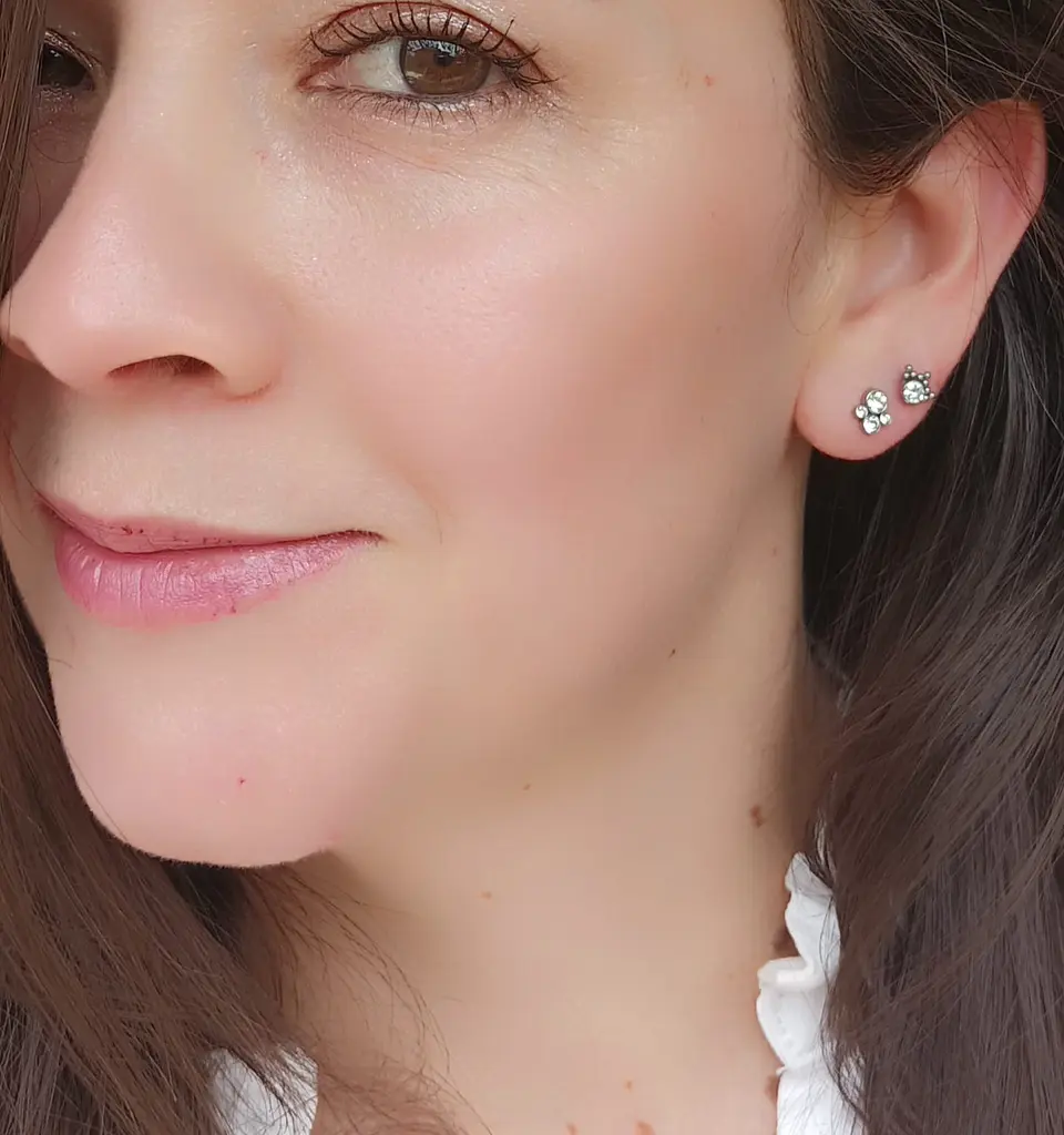 Piercing Oreja Tragus Conch Labret Modelo Corona Hipoalergenico Unidad 5