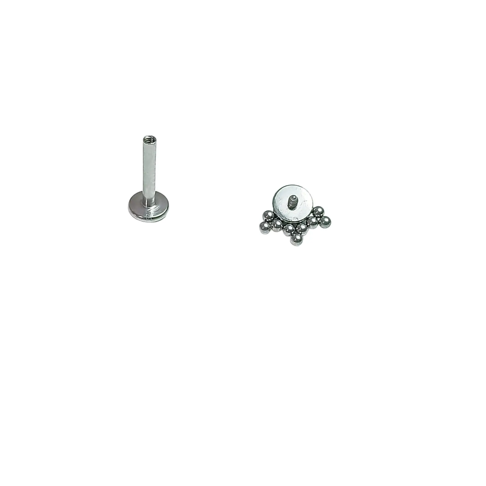 Piercing Oreja Tragus Conch Labret Modelo Corona Hipoalergenico Unidad 7