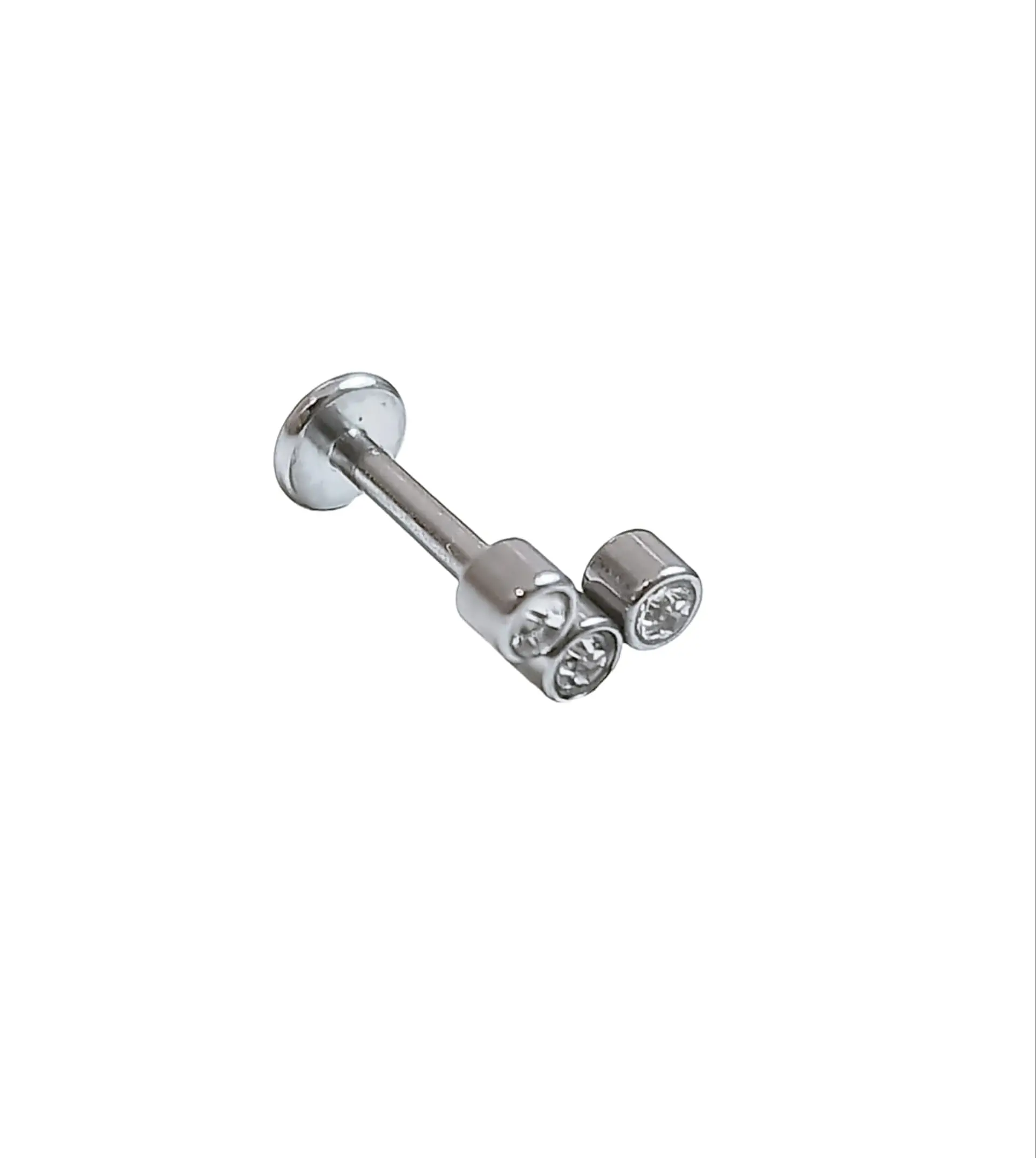 Piercing Oreja Tragus Conch Labret Modelo Triada Hipoalergenico Unidad 1