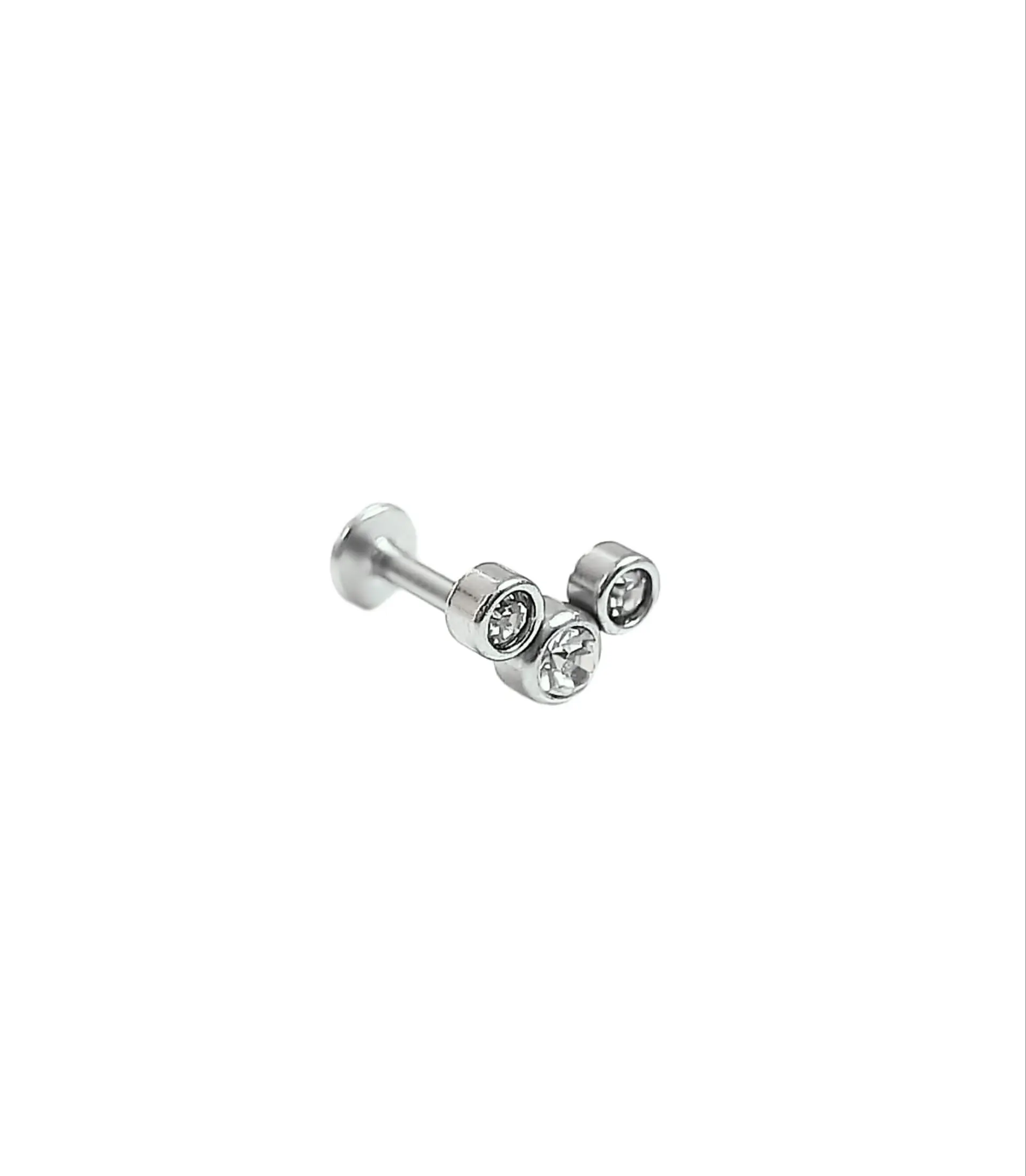 Piercing Oreja Tragus Conch Labret Modelo stars Hipoalergenico Unidad 1