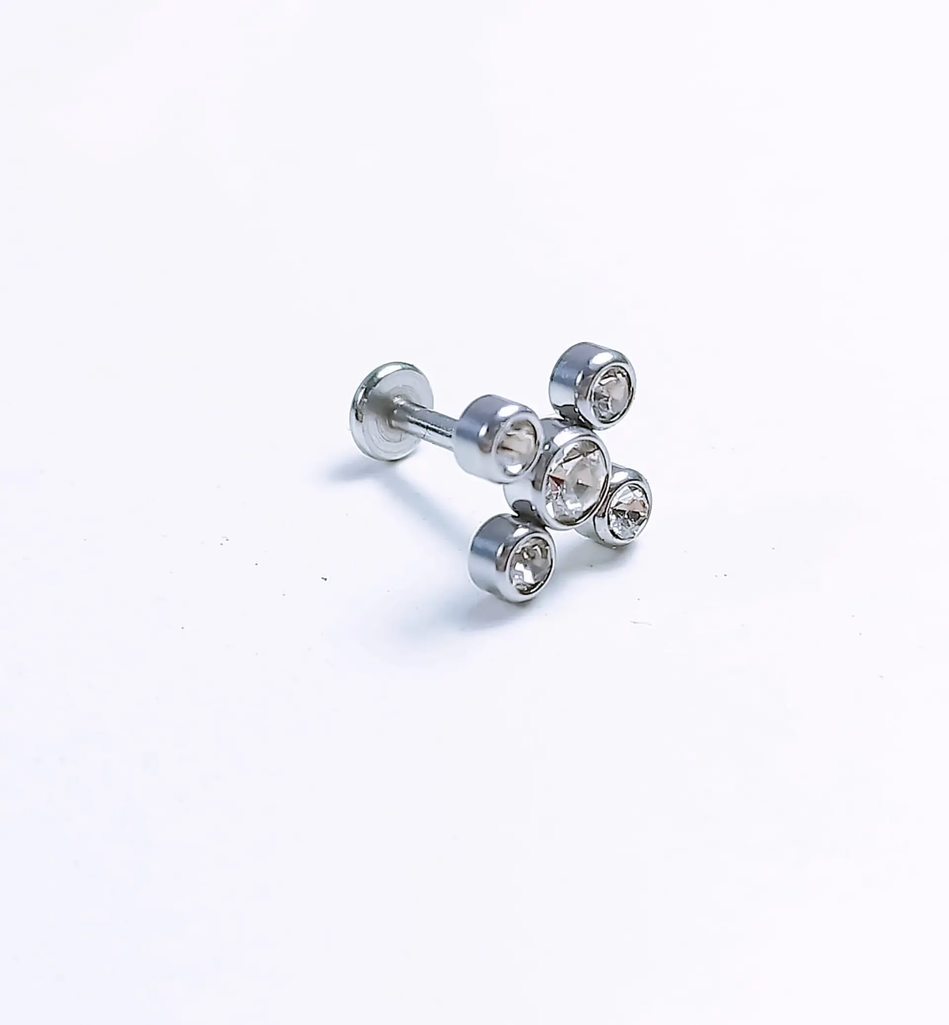 Piercing Punto Luz Tragus Conch Labret Modelo Drone Hipoalergénico Unidad 3