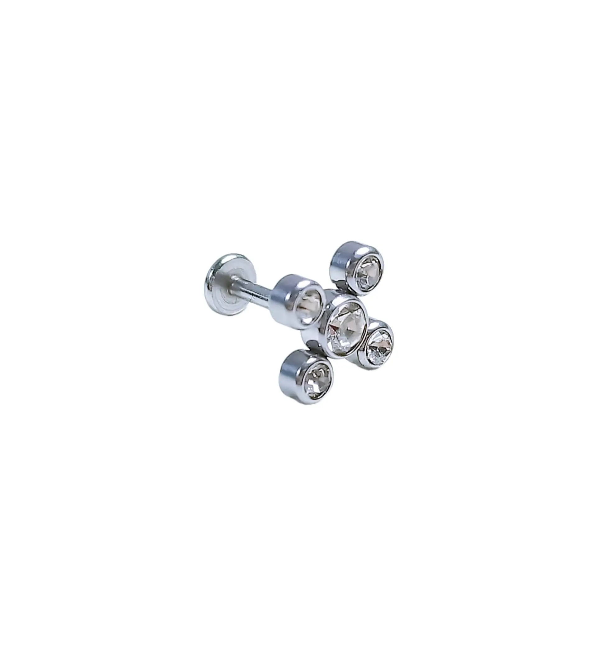 Piercing Punto Luz Tragus Conch Labret Modelo Drone Hipoalergénico Unidad 1